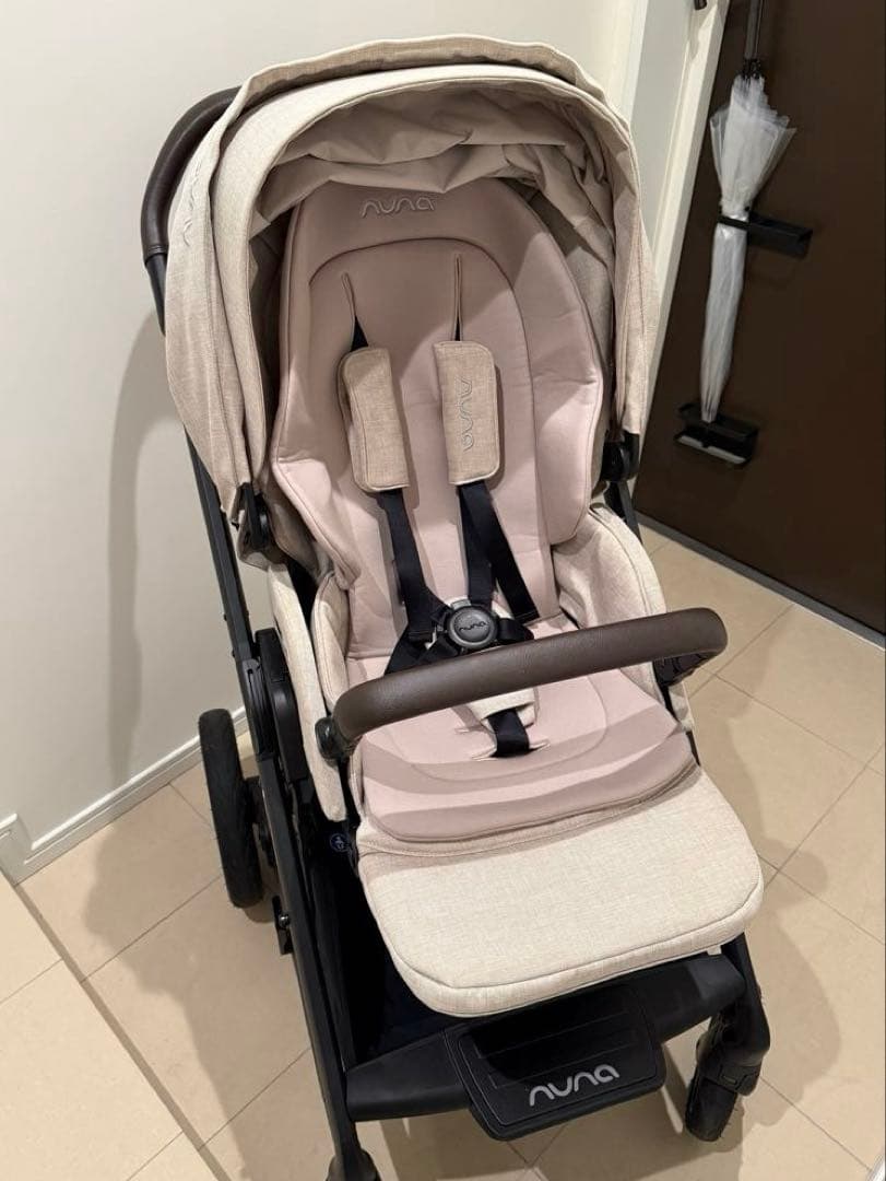 NUNA MIXX next ベビーカー フルセット／レインカバー付き ベージュ
