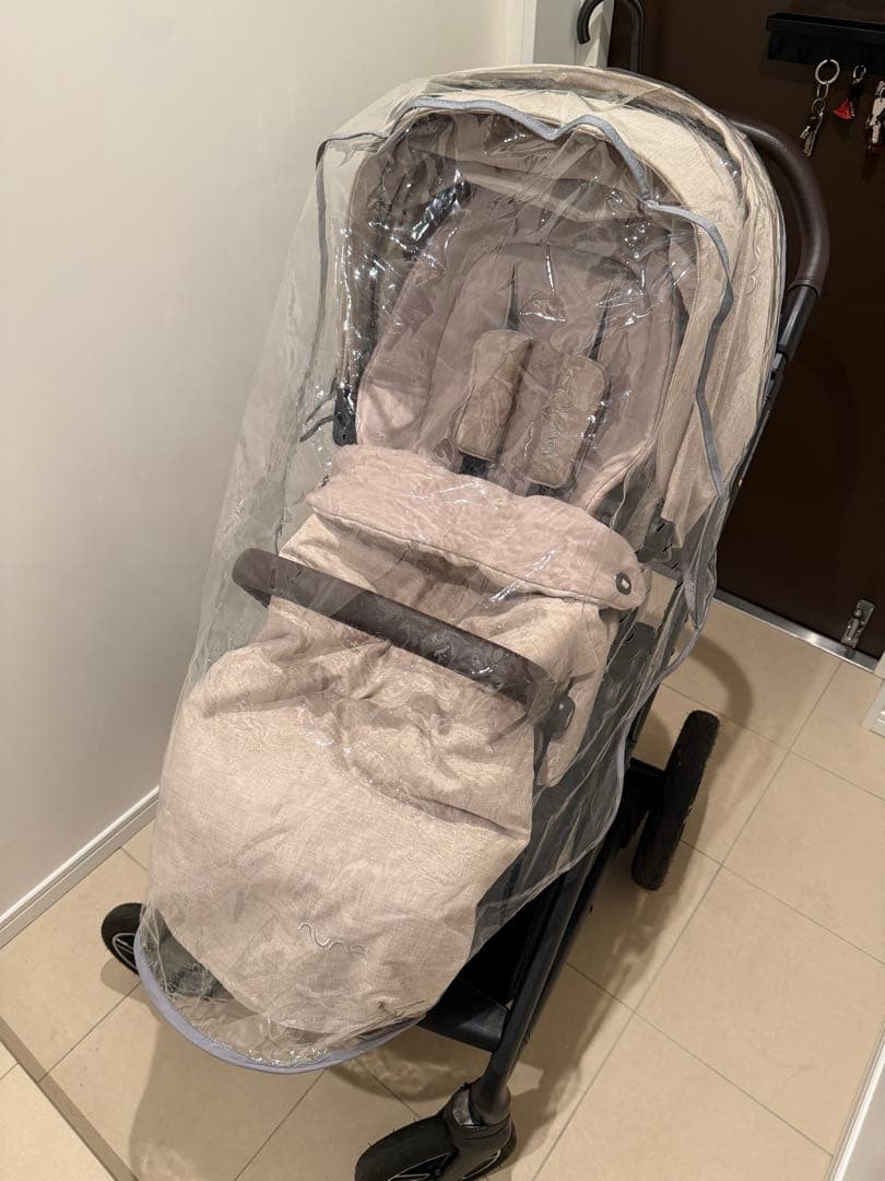 NUNA MIXX next ベビーカー フルセット／レインカバー付き ベージュ