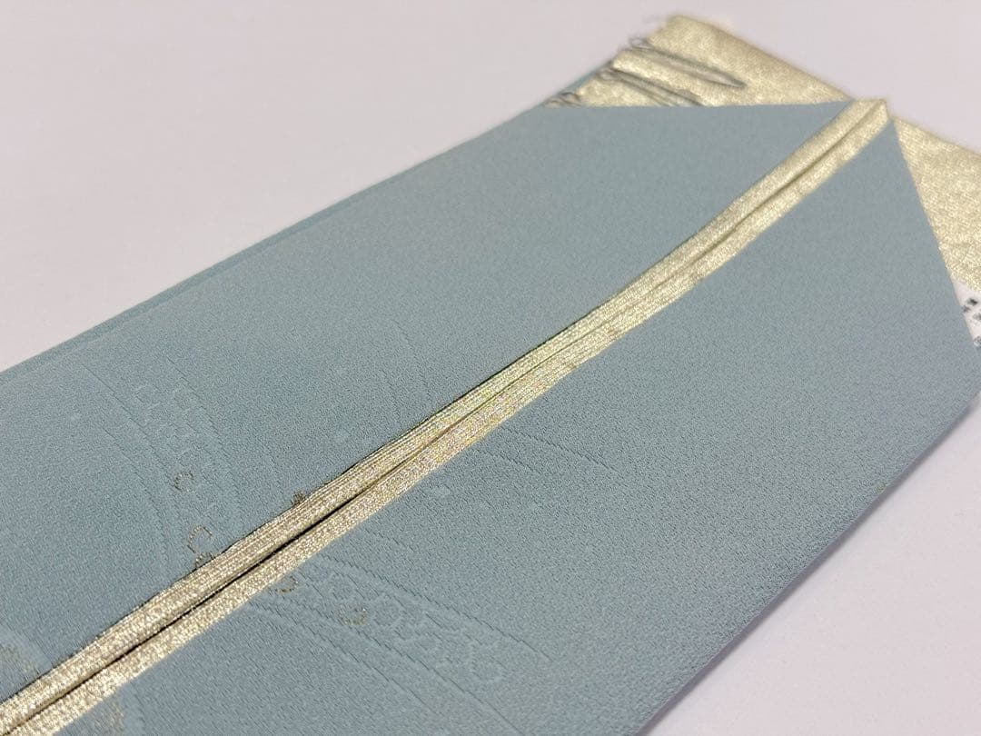 ///美品/// くすみ系///帯締め・帯揚げ・重ね衿・振袖・成人式・3点セット