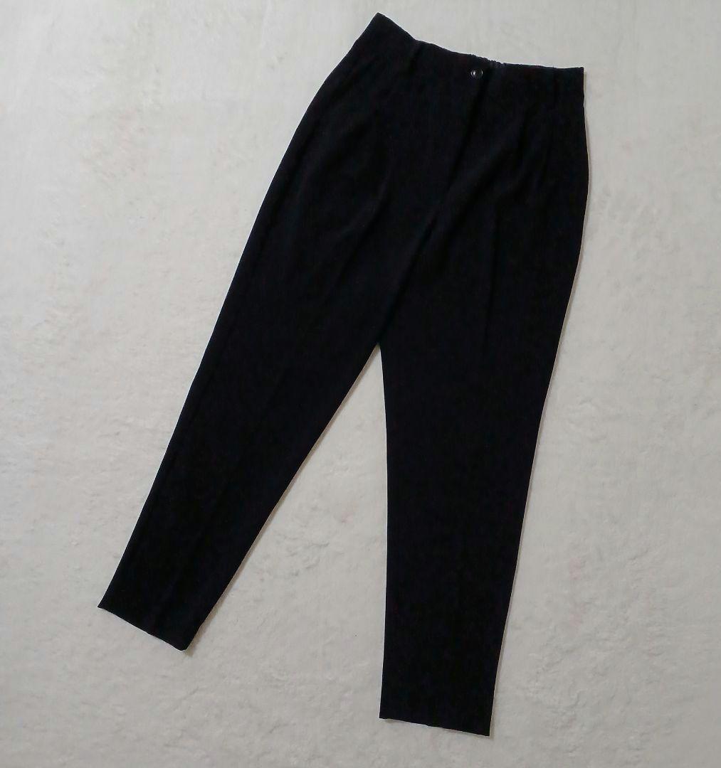 PLST プラステ ノーカラー ジャケット パンツ セットアップ Lブラック 黒