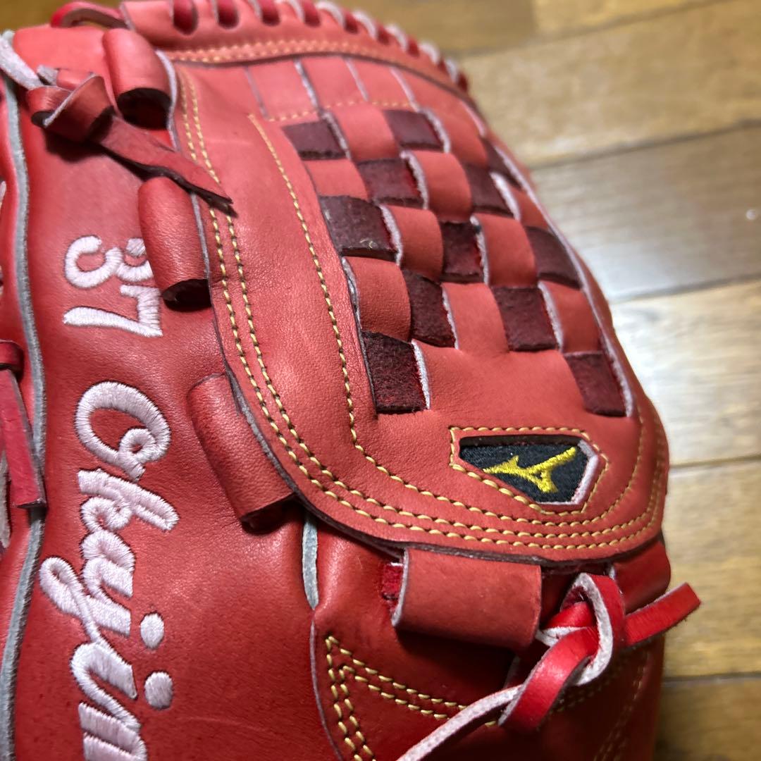 ミズノ 硬式グローブ 岡島ボストンレッドソックス時代グラブ