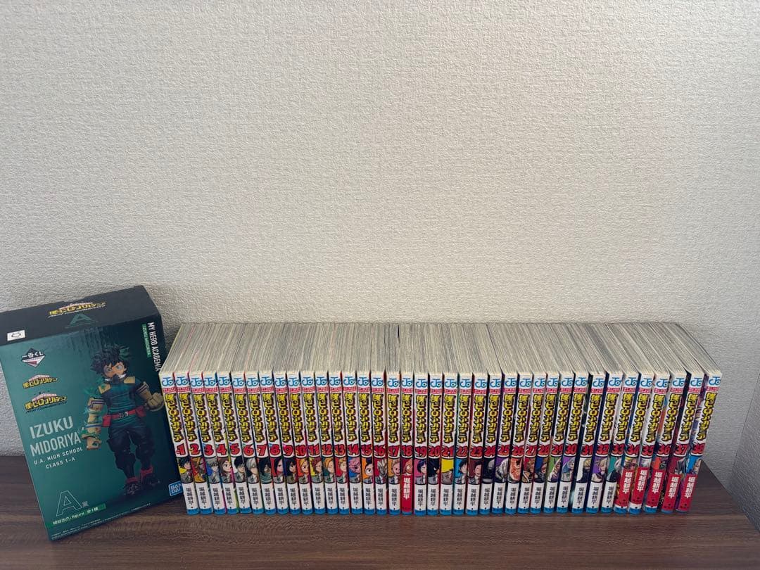 僕のヒーローアカデミア1〜38巻セット+ 一番くじ 緑谷出久(デク)