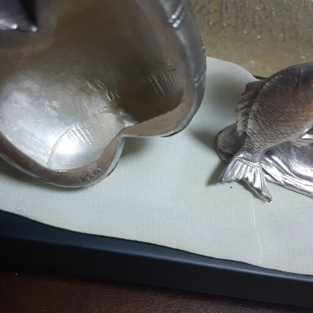 大黒天　恵比寿置物　純銀製　131g