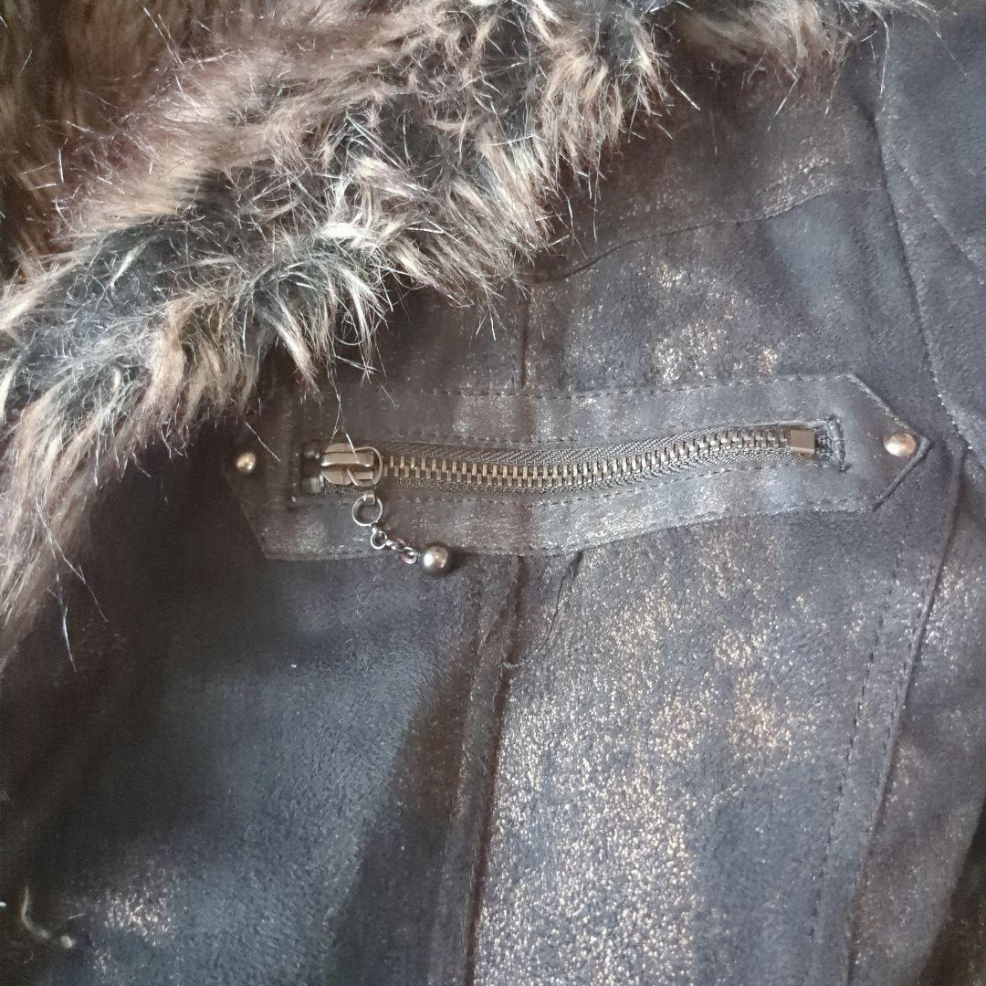 in the attic Y2K ファーフェイクムートンジャケット お兄系 平成