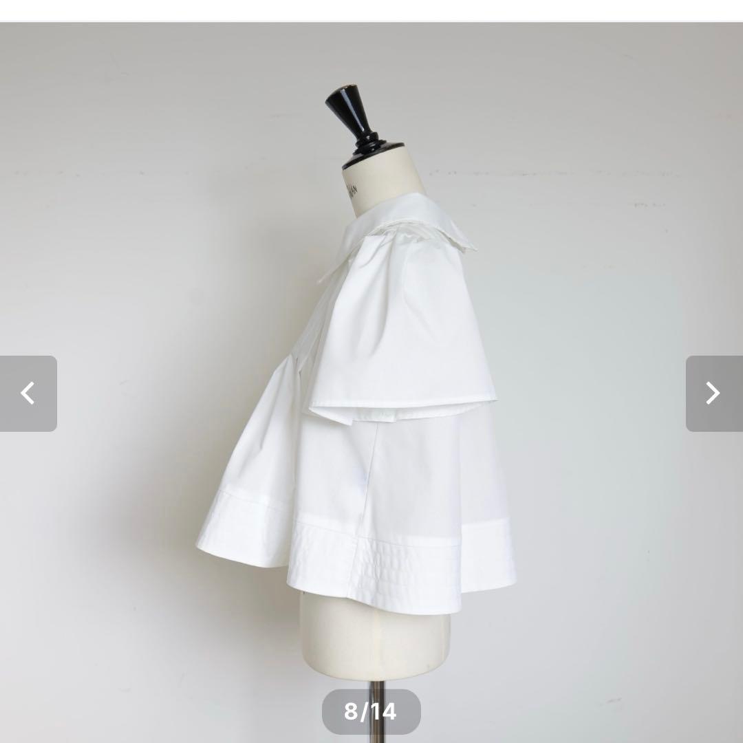 お値下げしました　gypsohila Tuck Blouse 完売　ホワイト