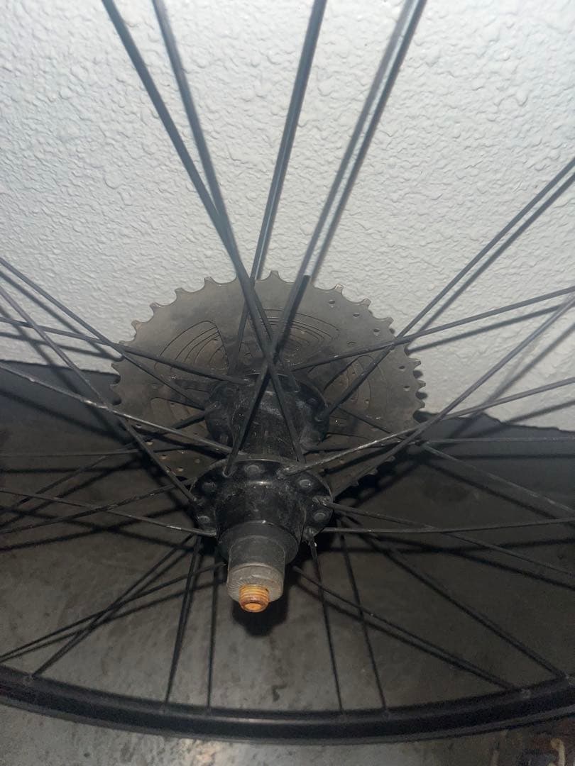 ブラック 完組ホイール 6速スプロケット