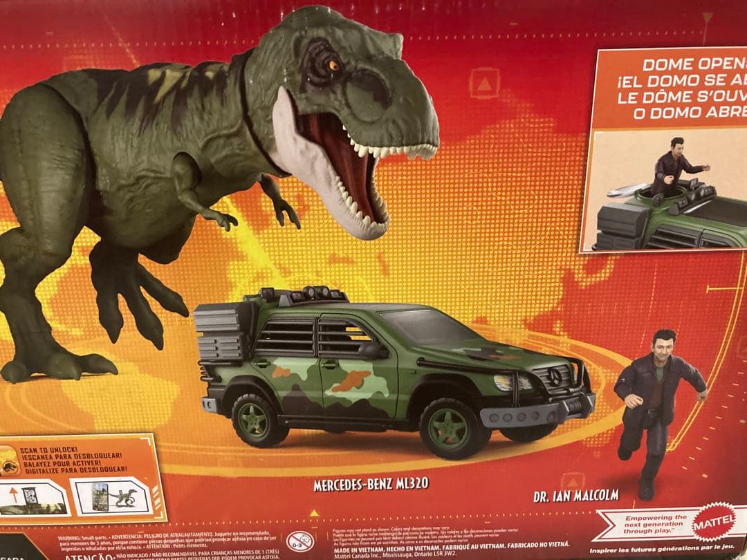 ジュラシックパーク　マテルティラノサウルスレックスアンブッシュパック　新品未開封