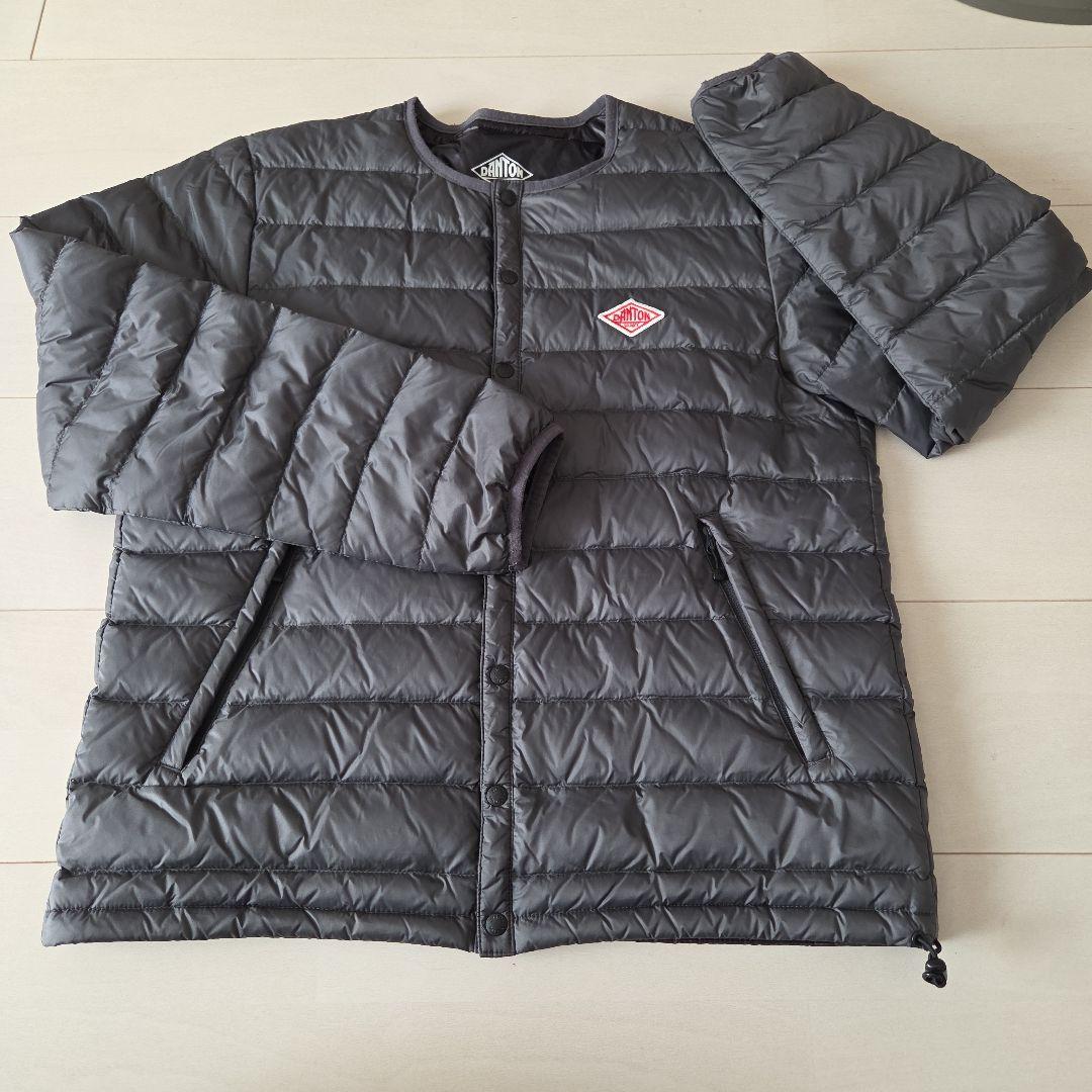 DANTON グレー ダウンジャケット 38