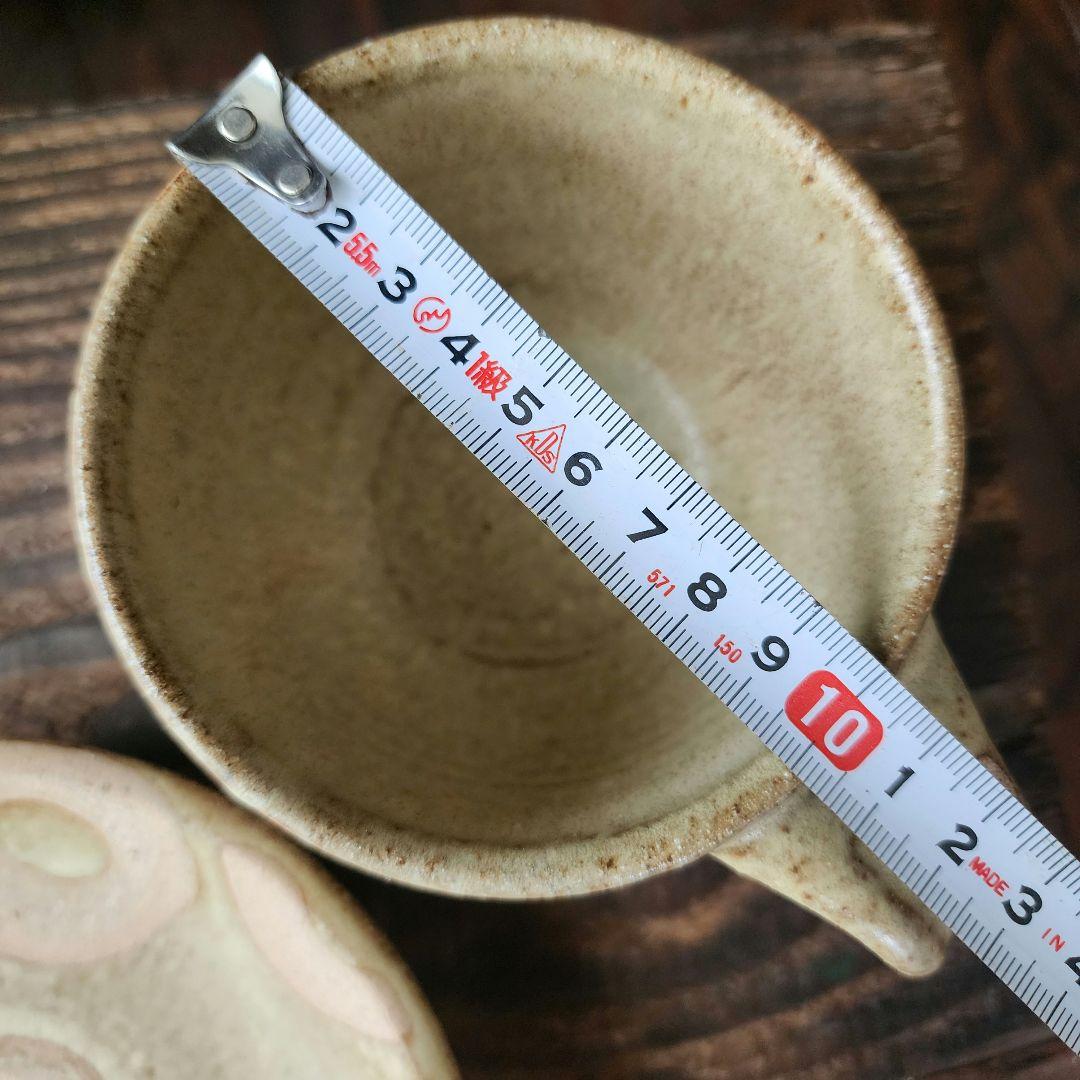 No.152　新品　やちむん　5寸皿　マグカップ(スープカップ)　工房十鶴