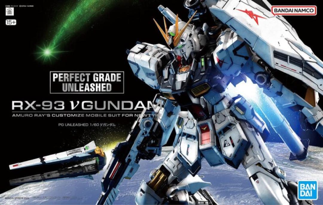 PGUNLEASHED1/60 νガンダム ニューガンダム+LEDユニット