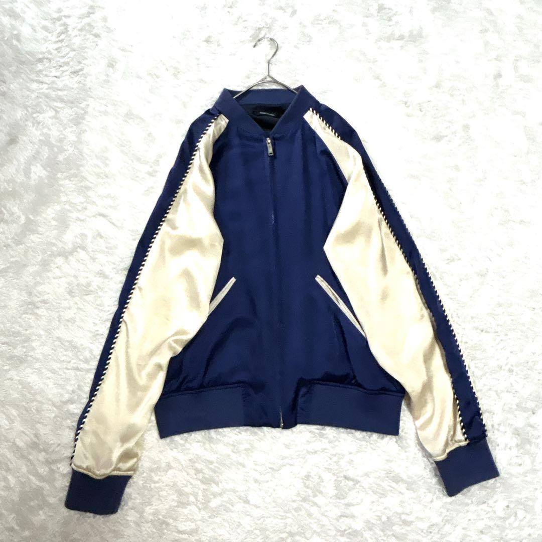 クリスチャンダダ DADAISM 赤いバラ刺繍 スカジャン