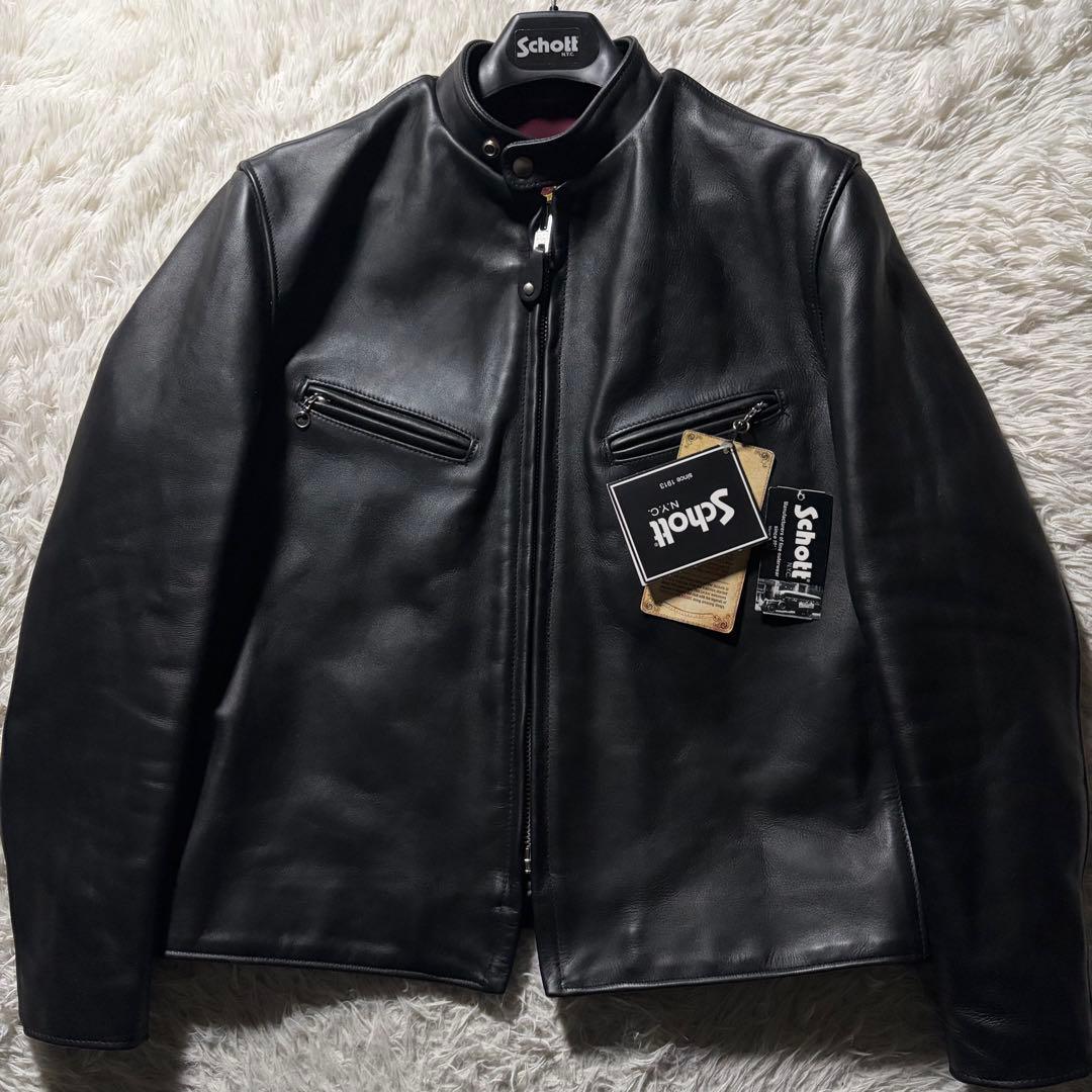 【2点おまとめ】schott ライダースジャケット　641xx #7009 44