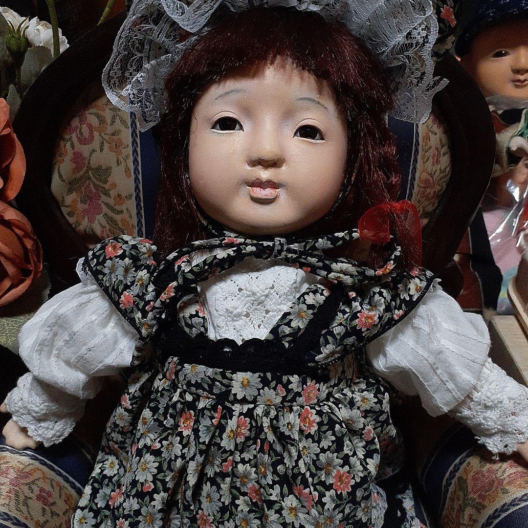 市松人形、和製ビスクドール