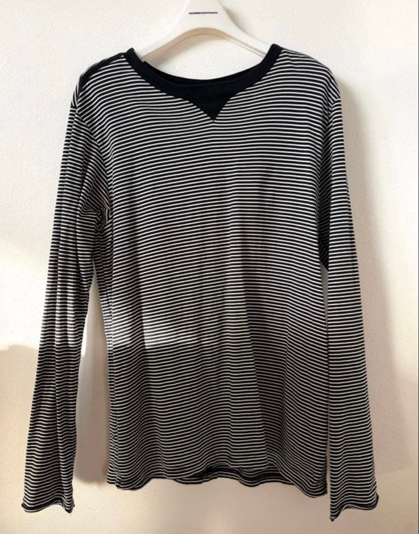 あおば着用　タカヒロミヤシタ ザ ソロイスト ボーダーTシャツ