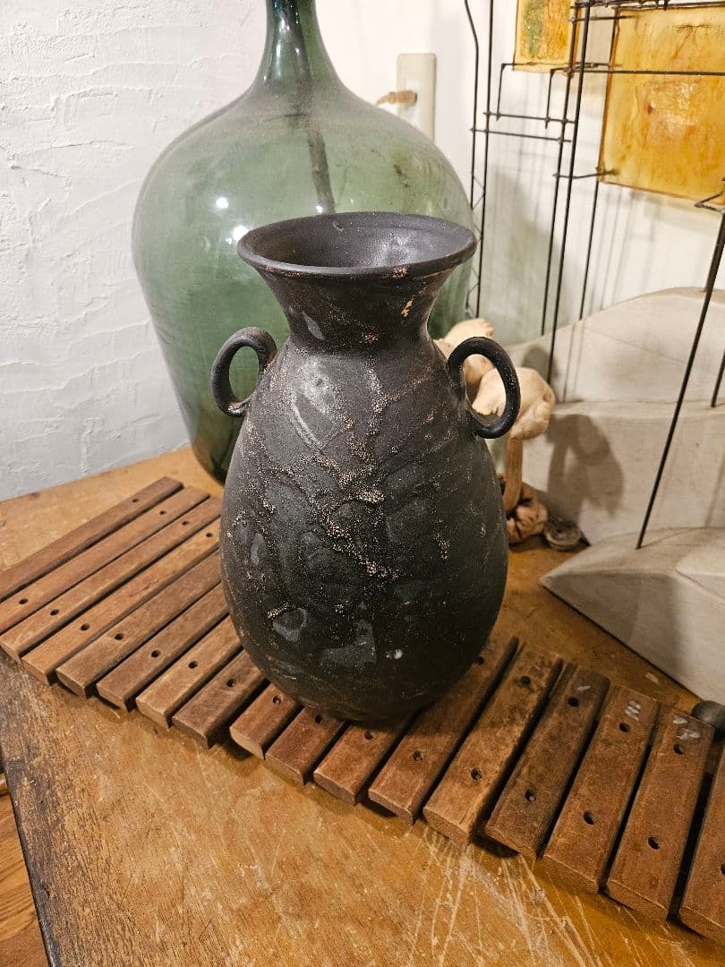 ファットラバ　イタリア　水瓶　花器　フラワーベース　花瓶　ヴィンテージ　壺