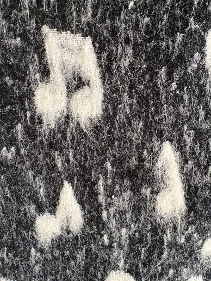 りんりん様ポールスミスシャギービッグポンチョ音符柄