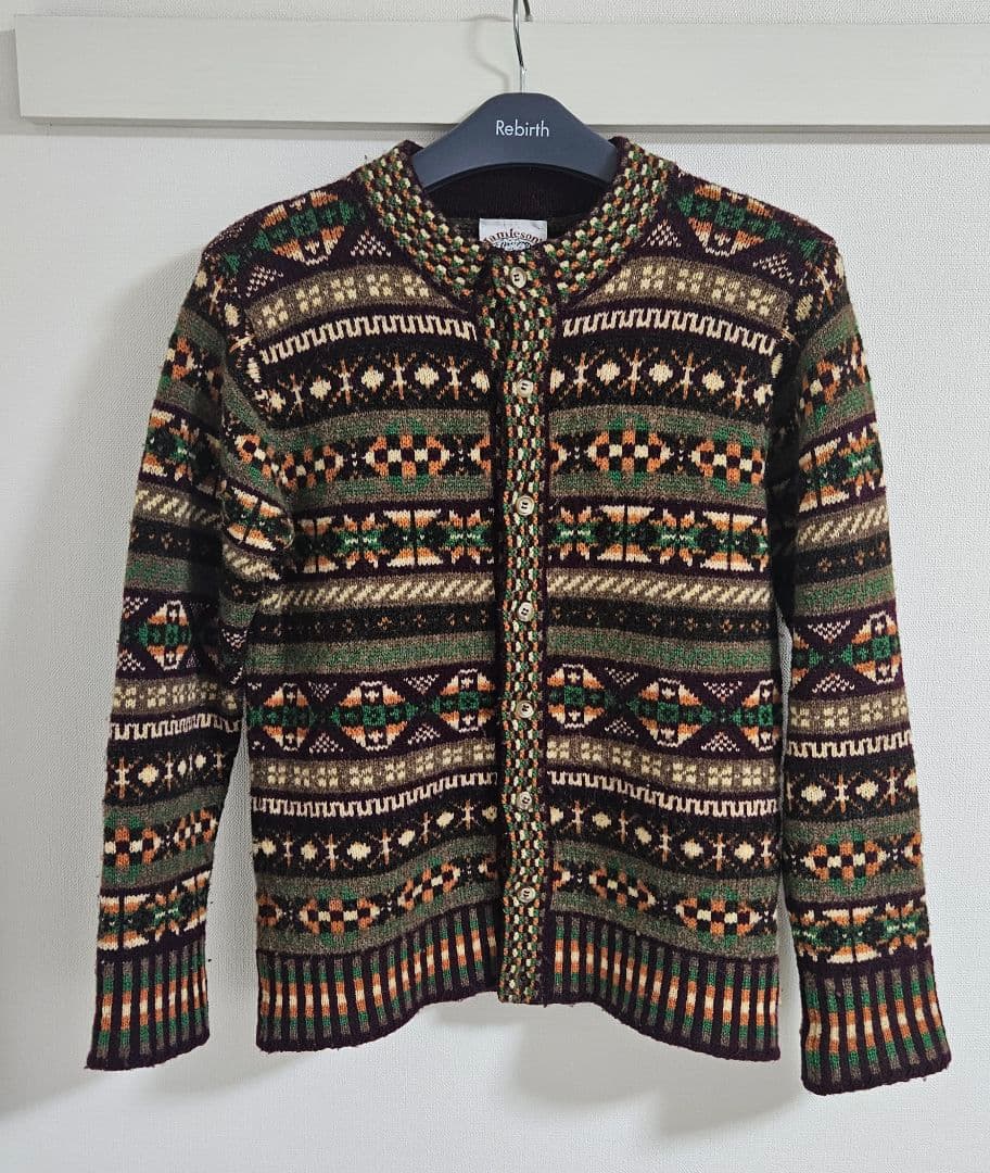 ネペンテス別注 JAMIESON'S ジャミーソンズ フェアアイル カーディガン