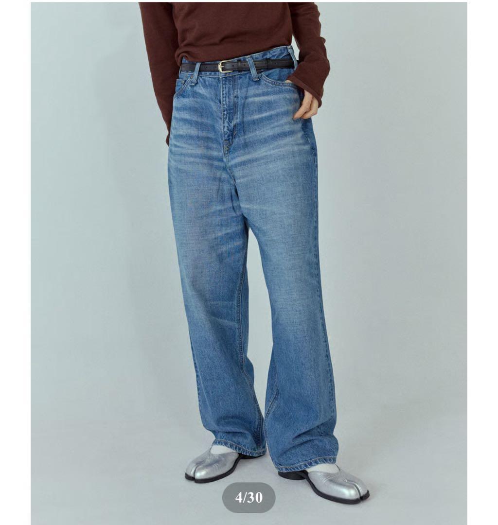 ［FASHIRU × SOMETHING］バギーフィットジーンズ