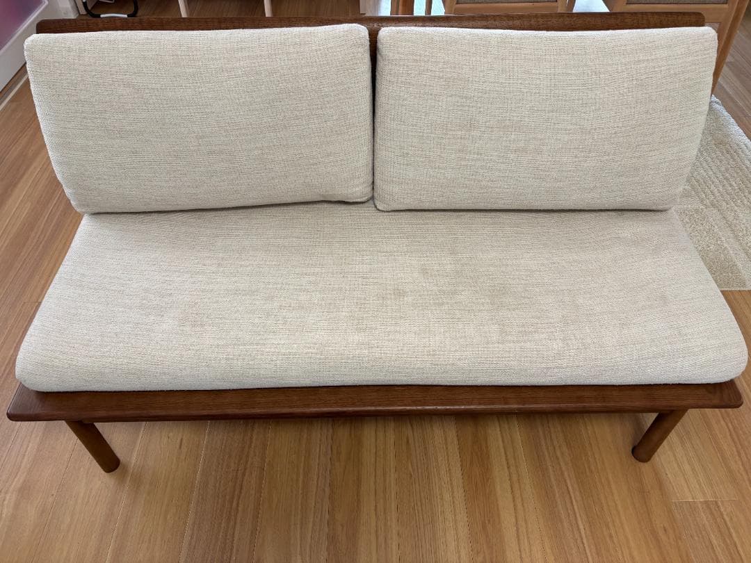 【送料込】ニトリ オークエスト 2人掛けソファ｜使用感あり・替えカバー可