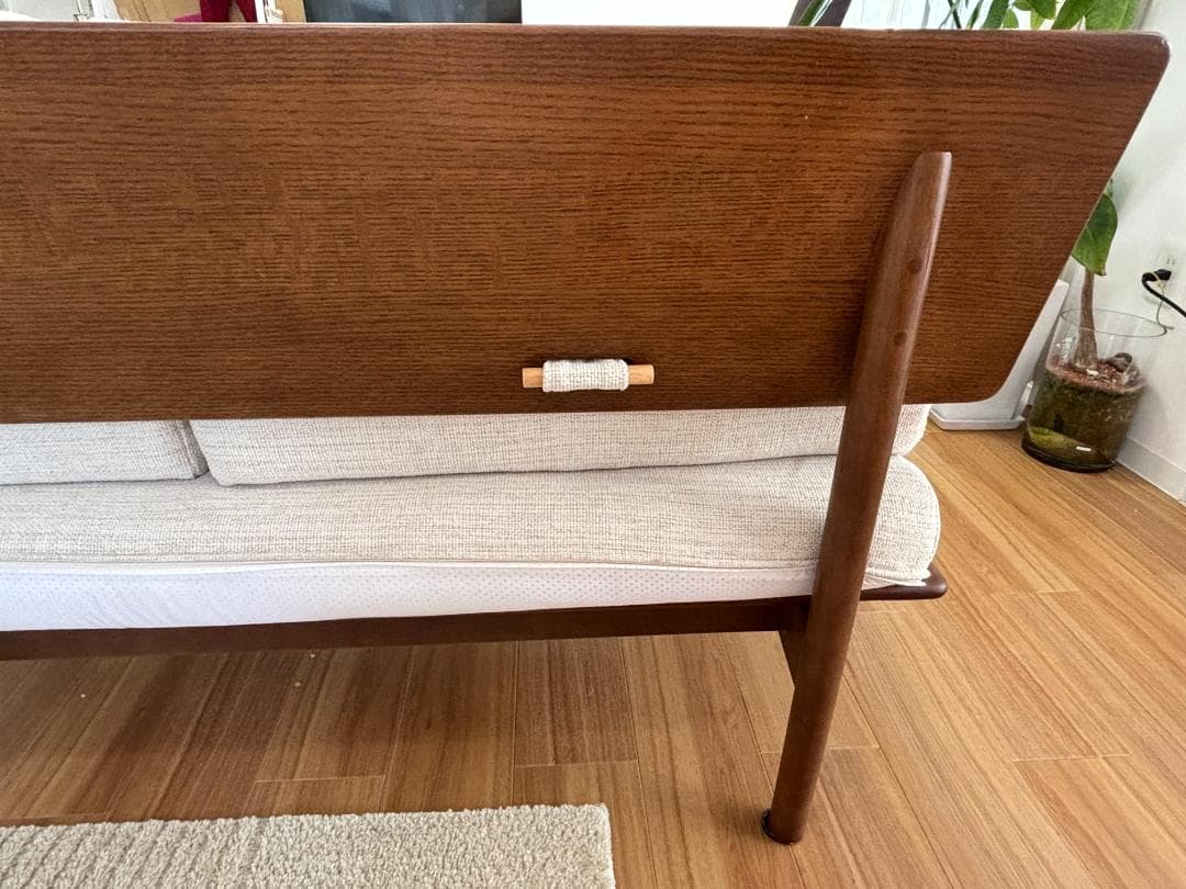 【送料込】ニトリ オークエスト 2人掛けソファ｜使用感あり・替えカバー可