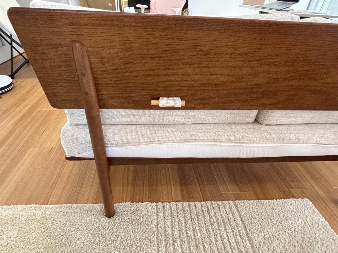 【送料込】ニトリ オークエスト 2人掛けソファ｜使用感あり・替えカバー可