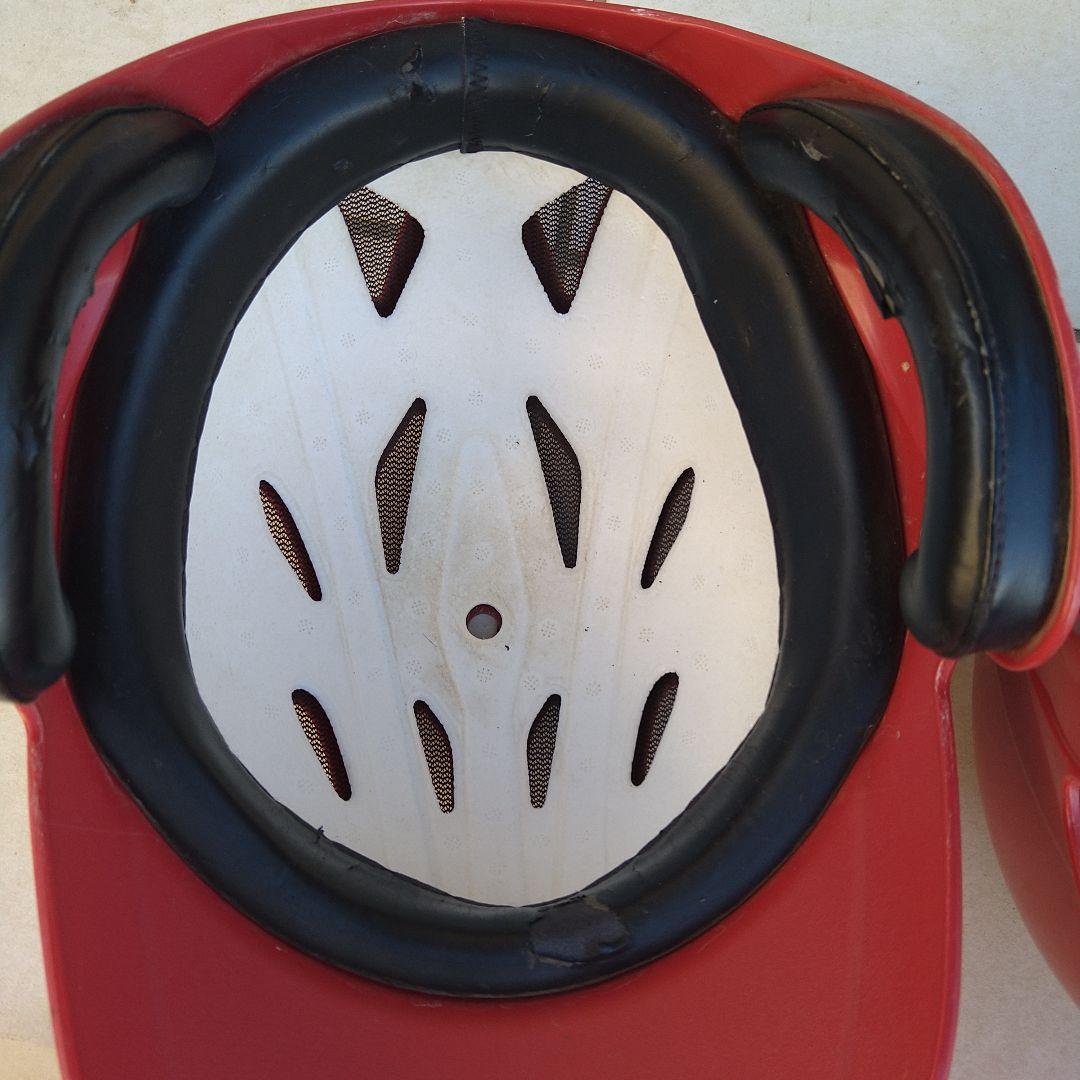 ソフトボール ヘルメット 9個セット 赤 L サイズ５個Oサイズ４個袋付き！