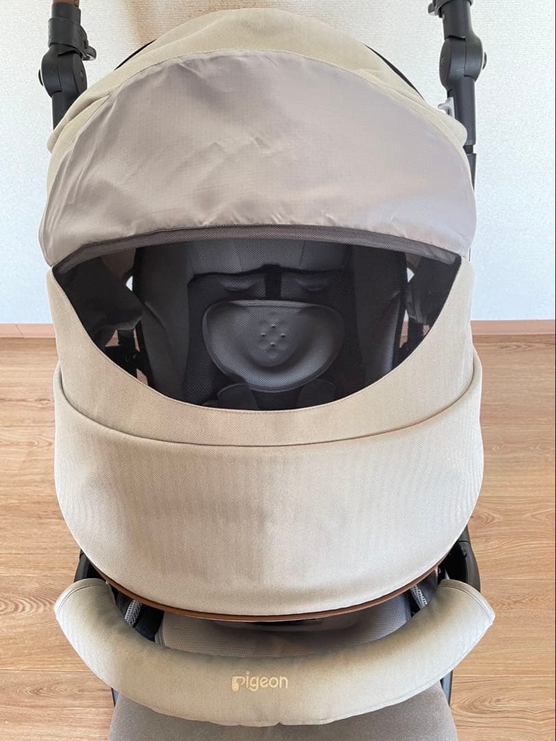 Pigeon ベビーカー グレー　ノートアール