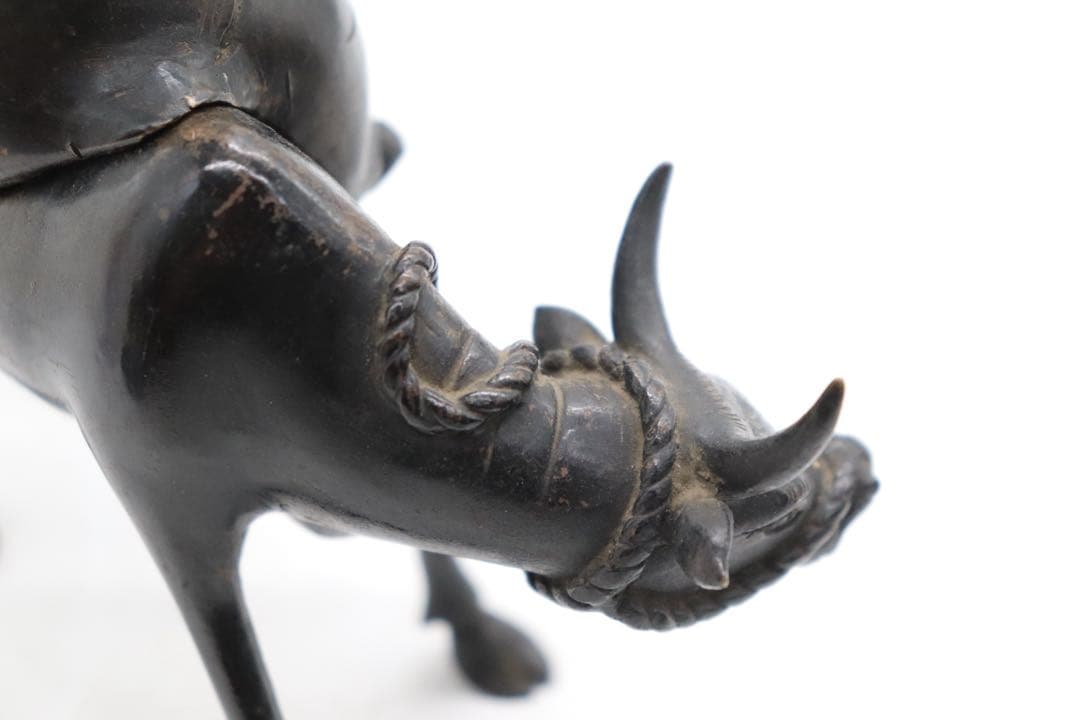 時代　古銅製　孔子　アンティーク　古銅器　送料込み250901