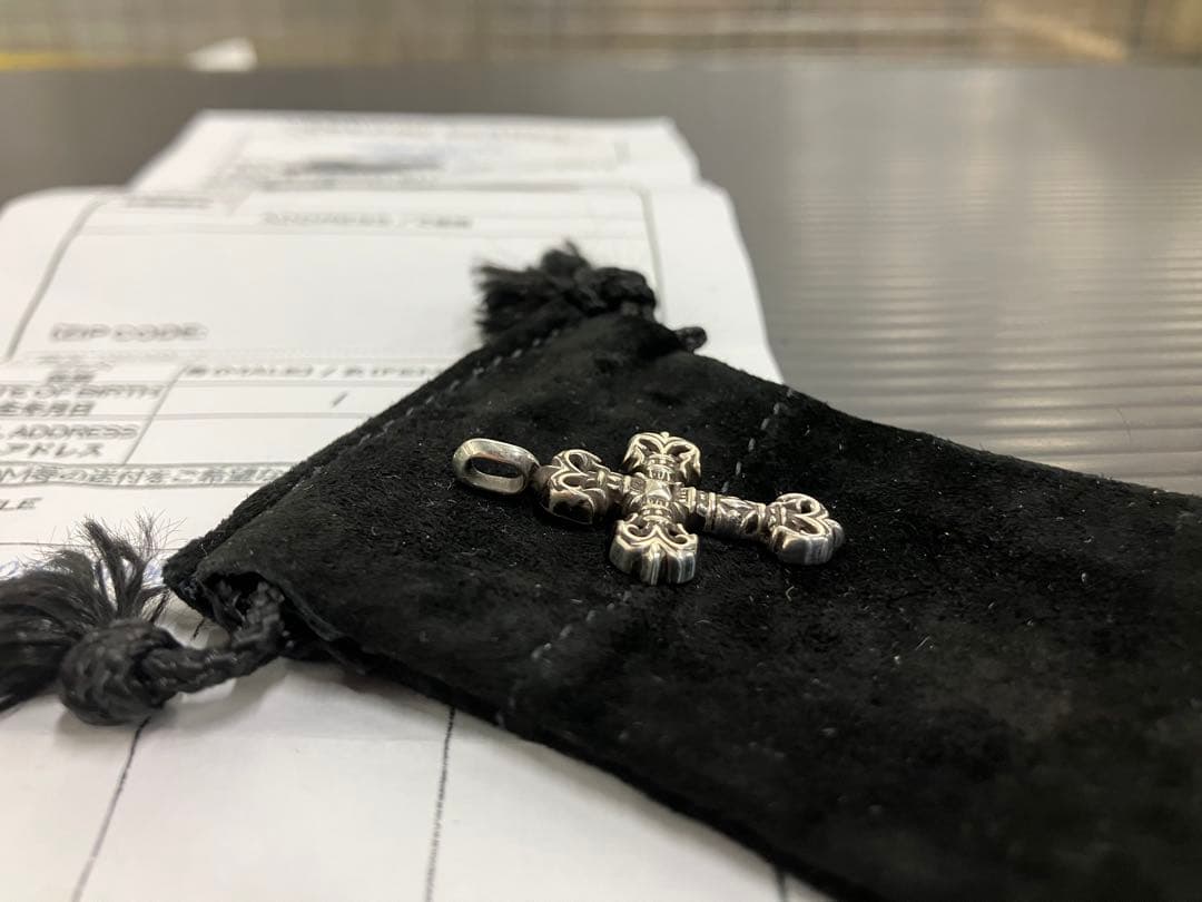 セ*プ様 クロムハーツ　タイニーフィリグリークロス　ネックレス　ペンダント　アク