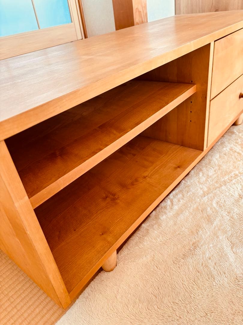 モモナチュラル　テレビボード　コモ　シリーズ　MOMO ナチュラル