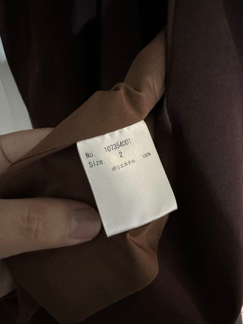 最終値下げ　STUDIOUS ステュディオス　スウェードツイルスウィングコート