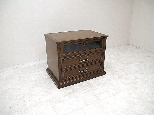 希少モデル ドレクセルヘリテイジ 「フランチェスカ」ウォールナット材テレビボード