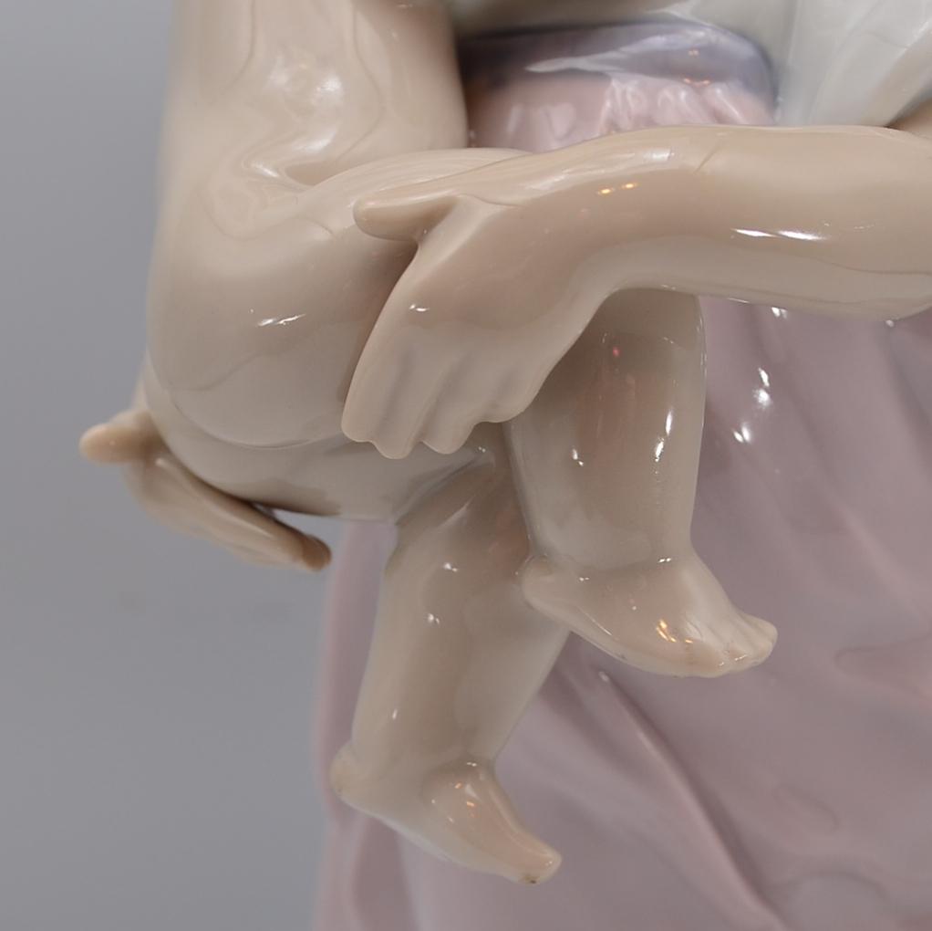 母親がわり　＃6681　★リヤドロ　スペイン　ポーセリン　ヴィンテージ　箱付き