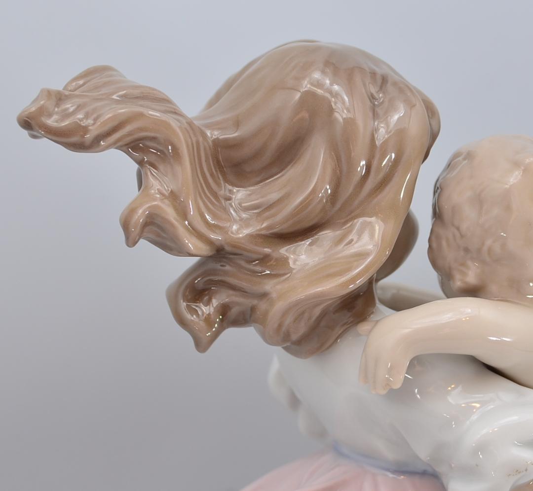 母親がわり　＃6681　★リヤドロ　スペイン　ポーセリン　ヴィンテージ　箱付き