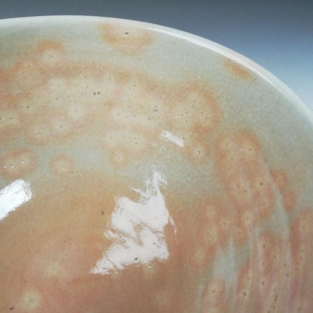 Ｔ４３８　茶碗　『萩焼』『杉山芳寿 造』　共箱　抹茶碗　茶道具