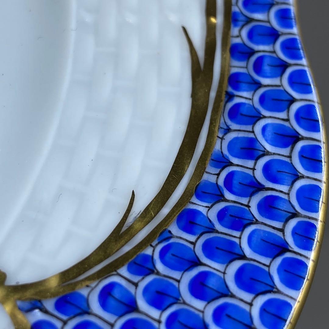 ヘレンドロスチャイルドバードブルースケールプレートA 東岩7-0826☆1F