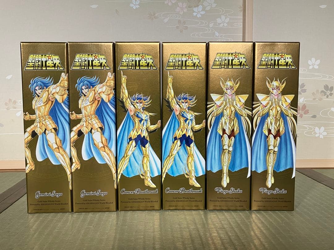 聖闘士星矢ウイスキー　ジェミニ サガ、 キャンサー デスマスク 、バルゴ　シャカ