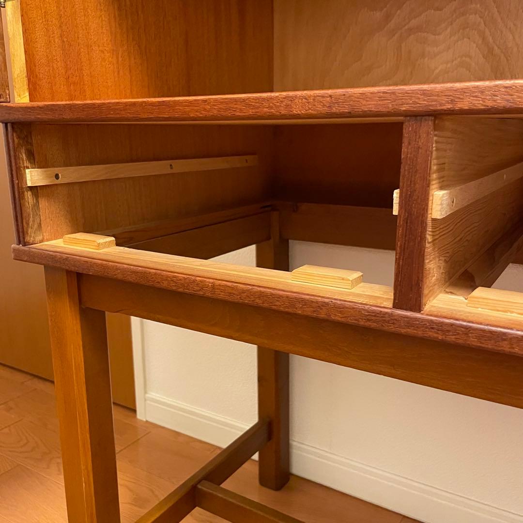 北欧ヴィンテージキャビネット チーク×ビーチ