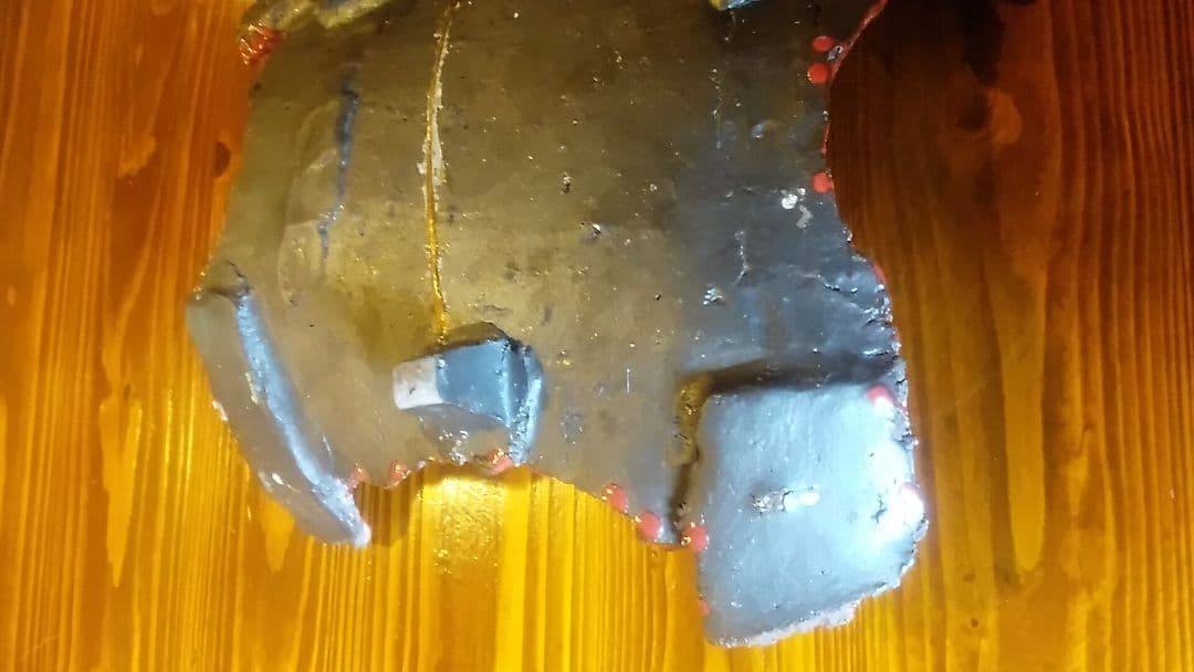 丹波焼き立杭焼丹文窯大西雅文作金継ぎ完品大皿