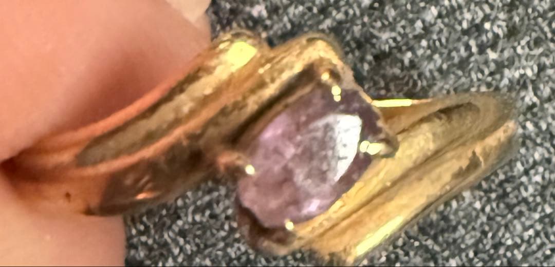 K18 リング　重さ1.3g 13号　 金製品　変形有