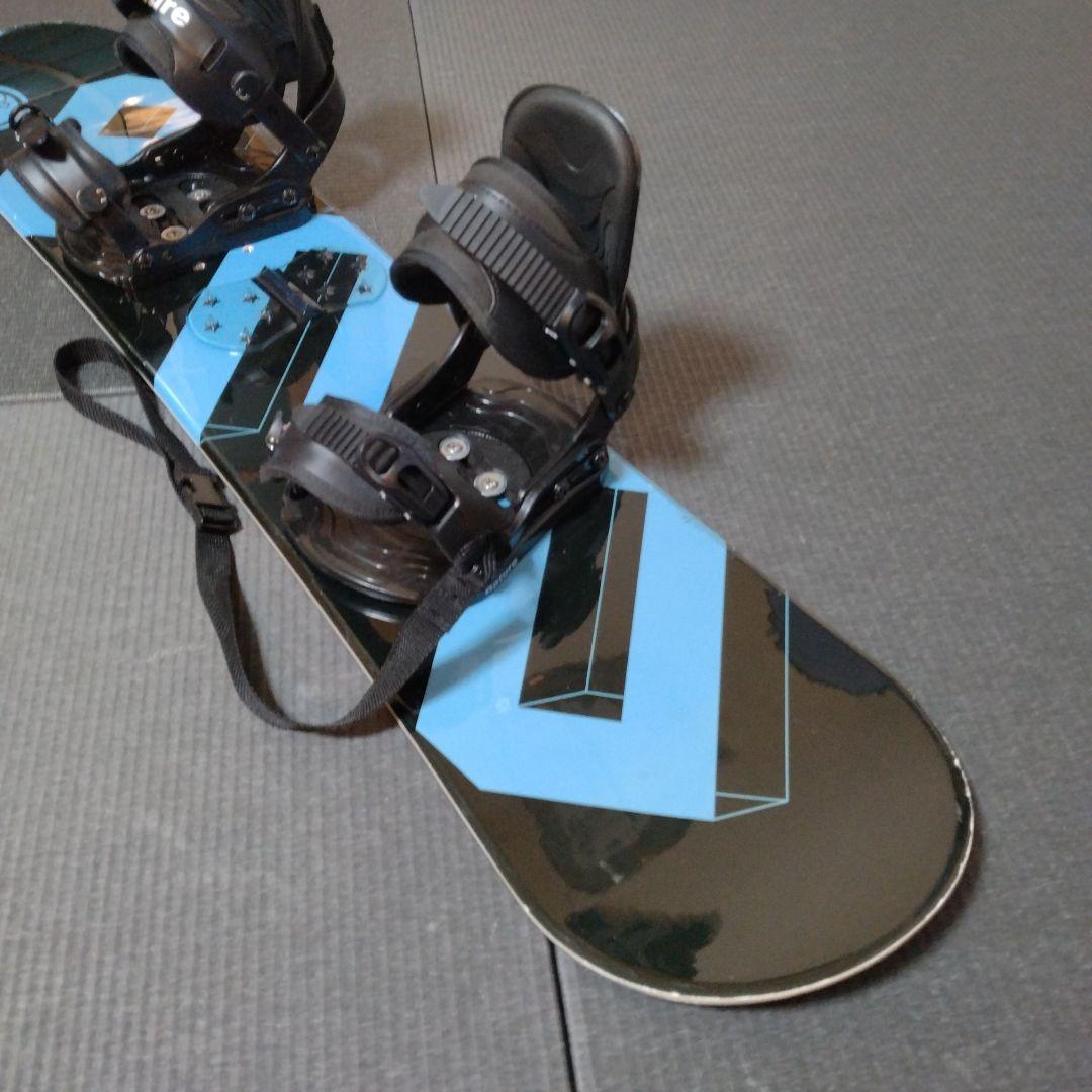 DUB ジュニアスノーボード110cm ビンディング 滑り止め＆コード付