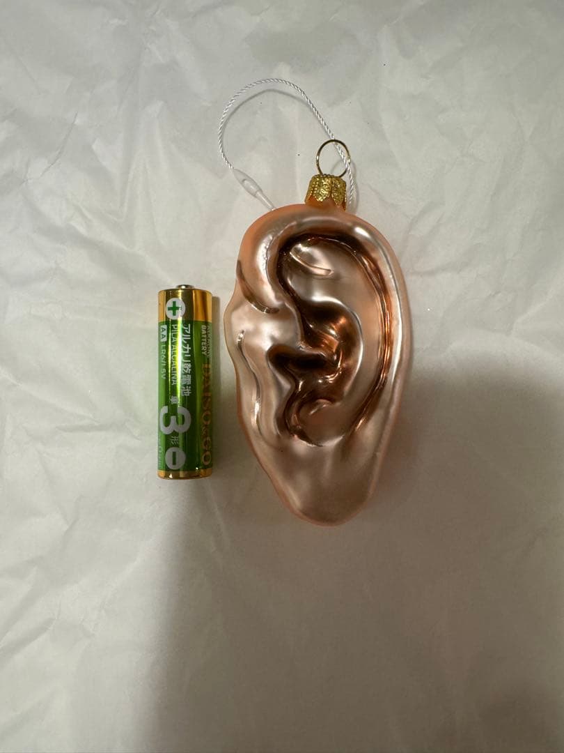 アスティエオーナメント　耳型クリスマスオーナメント