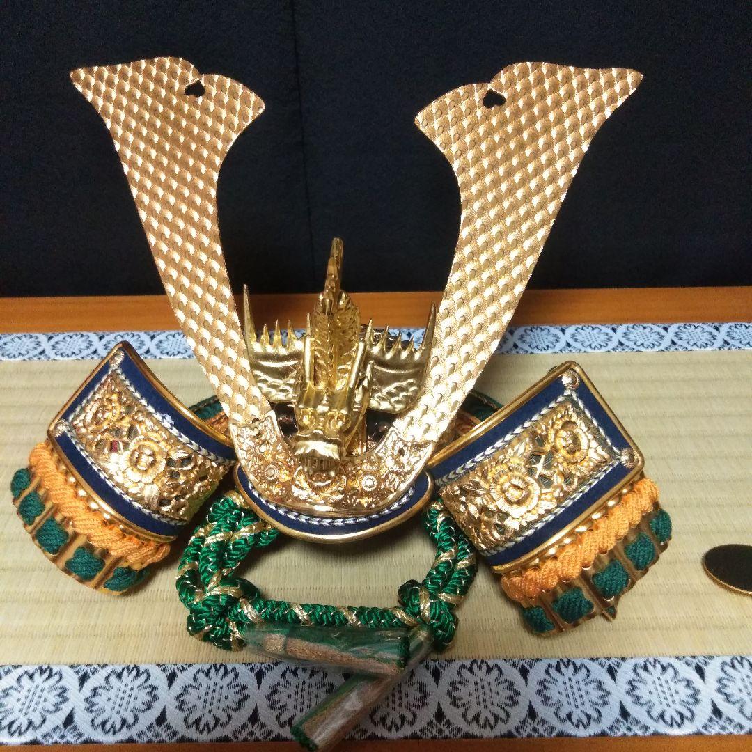 子供の日　五月人形兜セット　 節句人形　誕生祝い