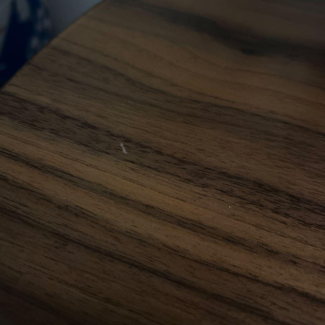 ニトリ ダイニングテーブル 丸テーブル コルーナ ウォルナット