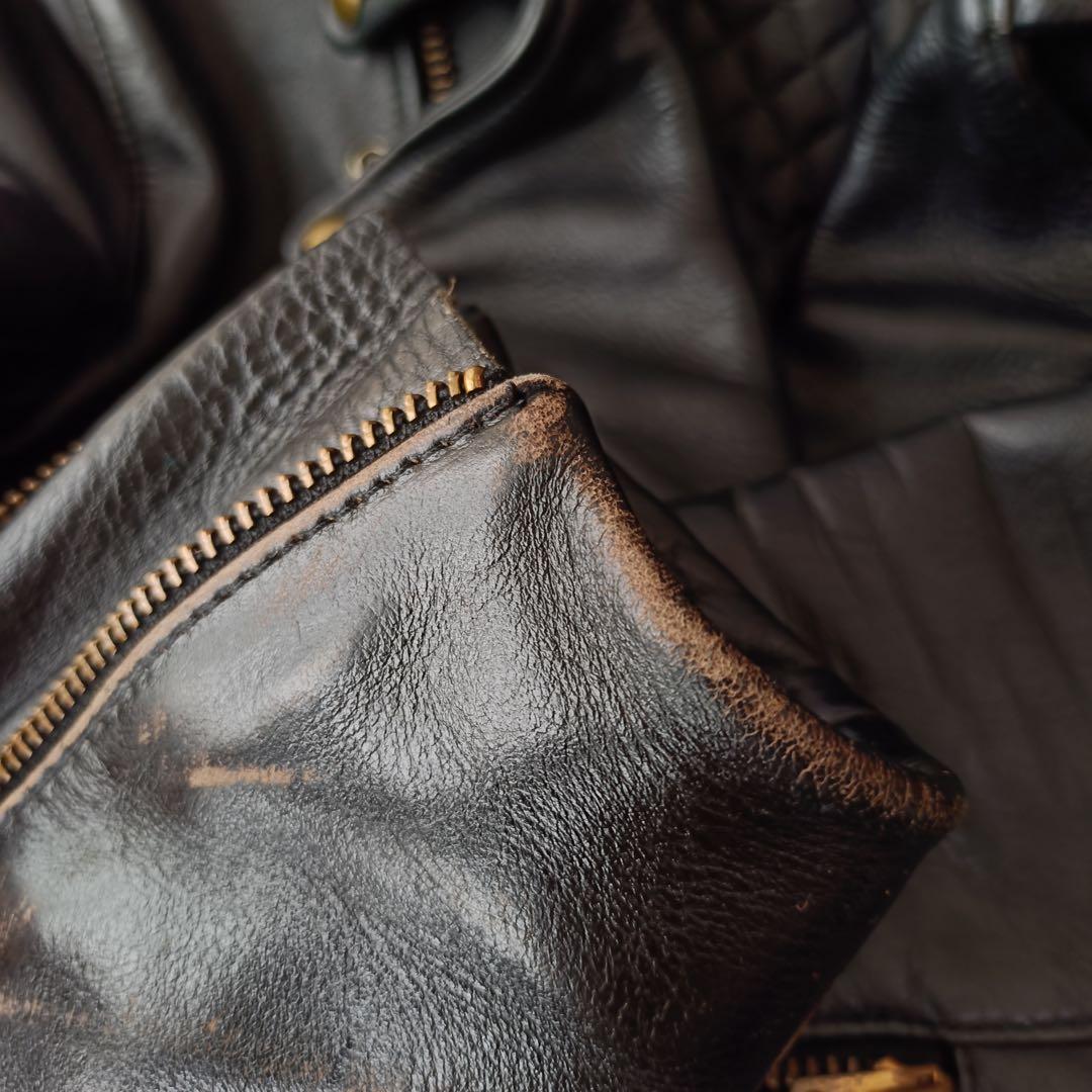 バンソン　ライダースジャケット　メンズ　サイズ36　レザー　Vanson