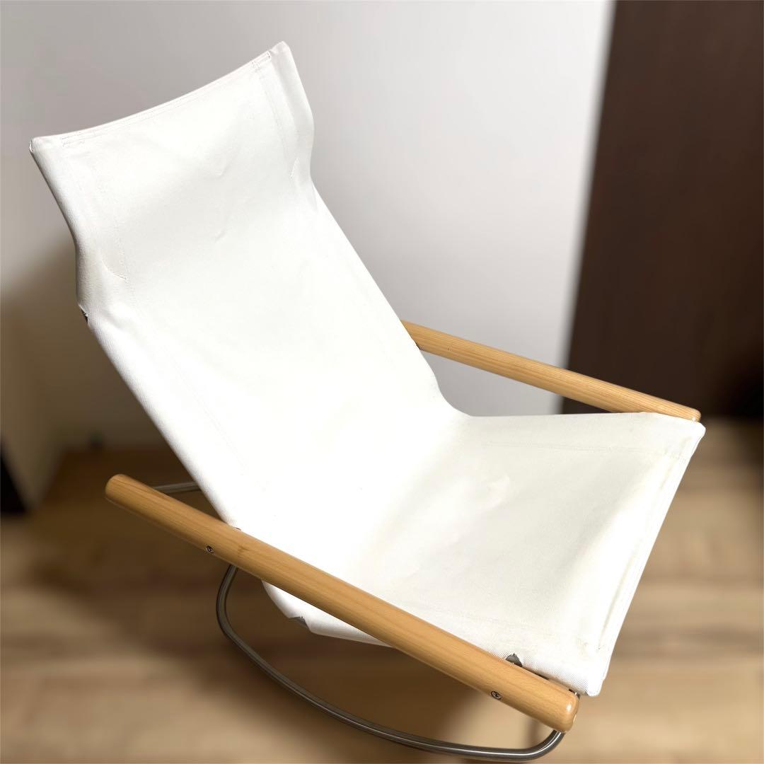 最終値下げ nychair x ニーチェア ロッキング　ナチュラル／ホワイト