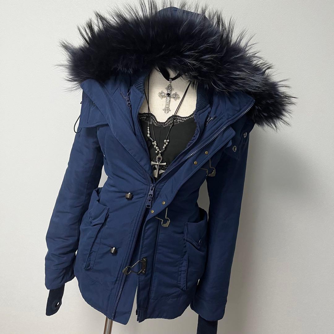 00s y2k 平成ギャル マクブリング ギミック リアルファー ミリタリー