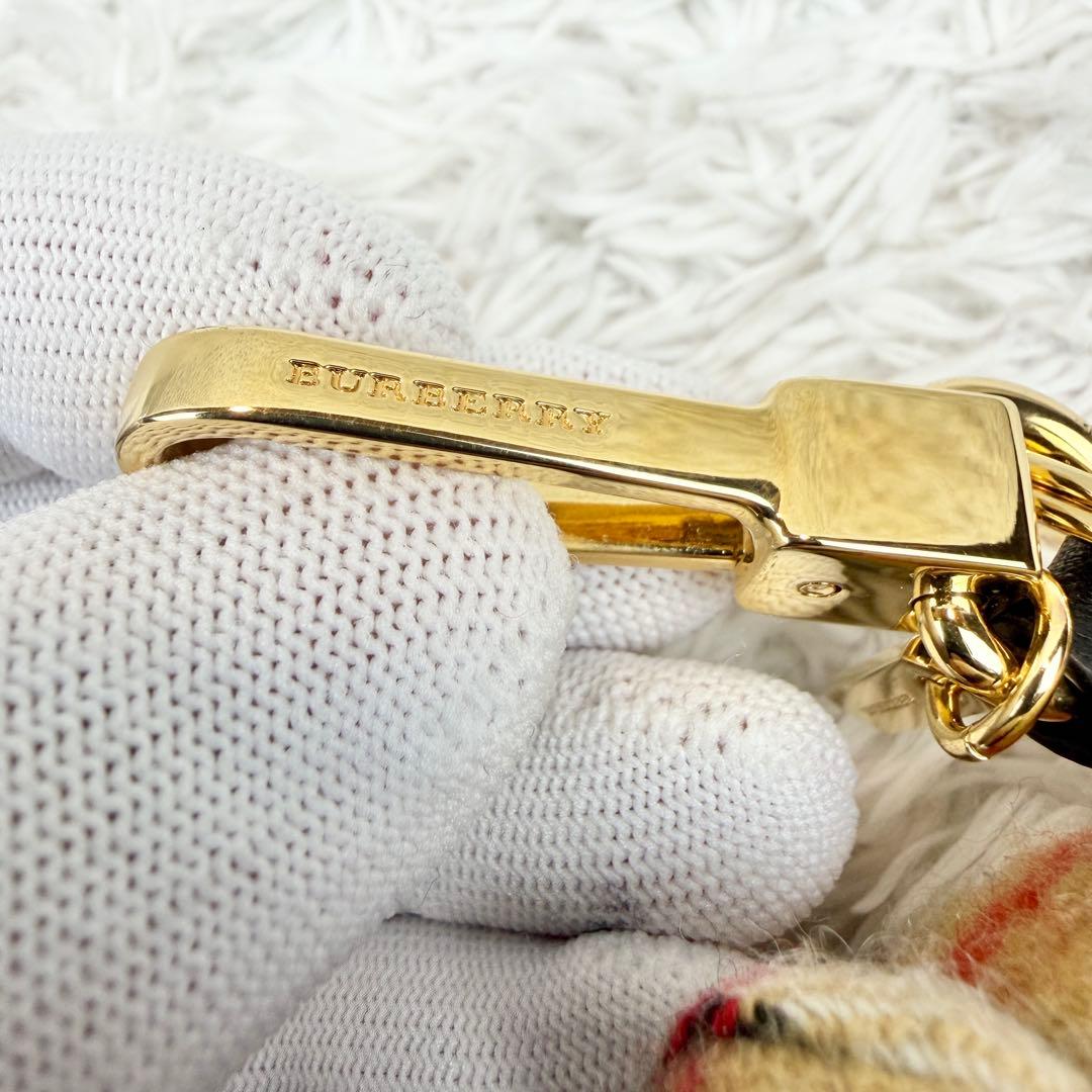 ✨新品同様✨ BURBERRY ノバチェック 熊 ベアー キーホルダー チャーム