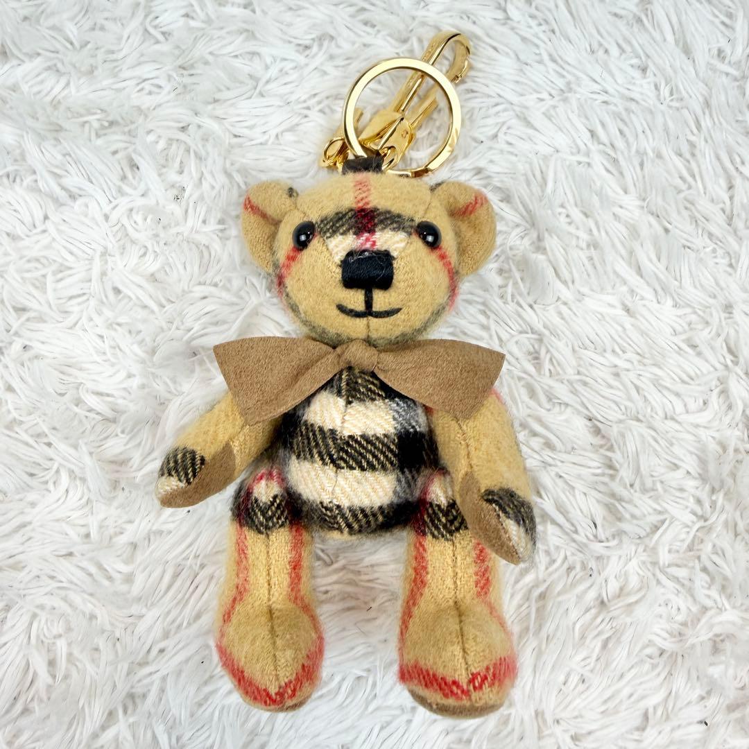 ✨新品同様✨ BURBERRY ノバチェック 熊 ベアー キーホルダー チャーム