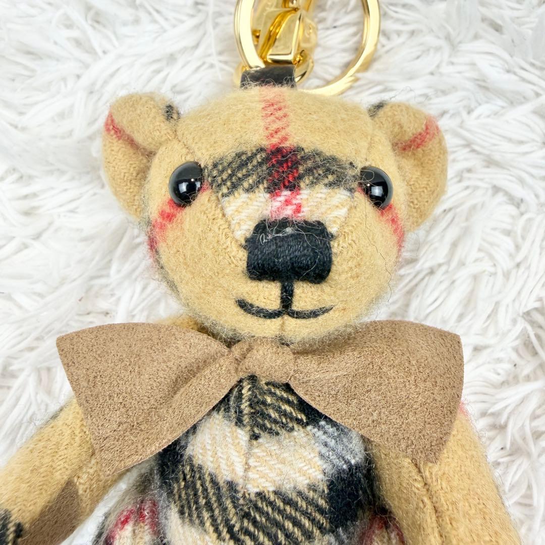 ✨新品同様✨ BURBERRY ノバチェック 熊 ベアー キーホルダー チャーム